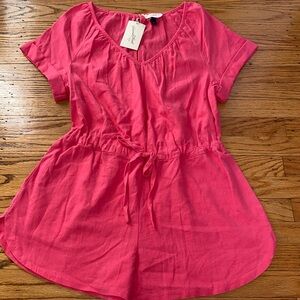Universal threads size small pink romper nwt